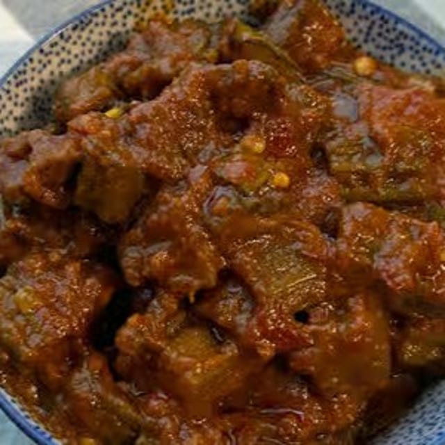 Okra masala.