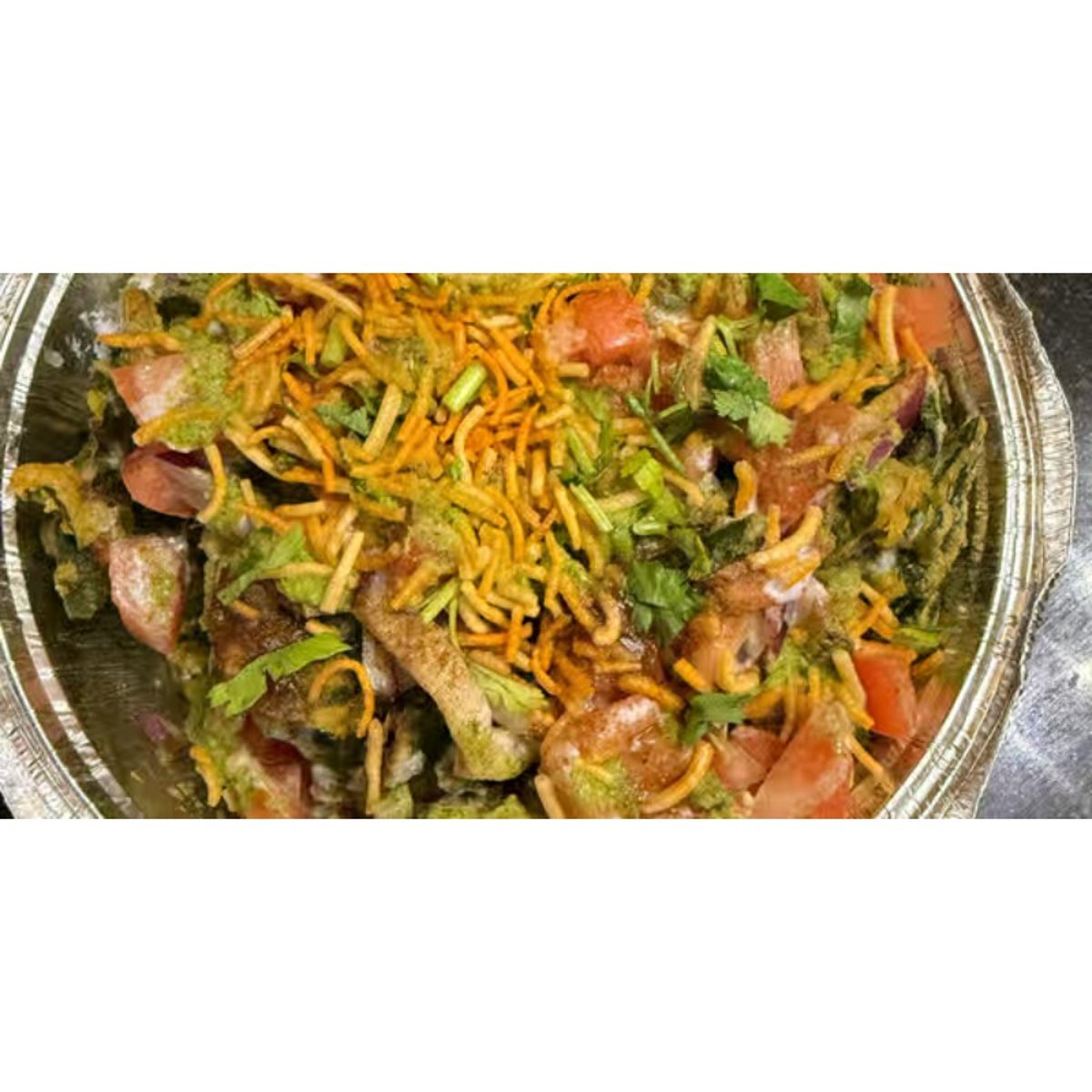 Spinach chaat