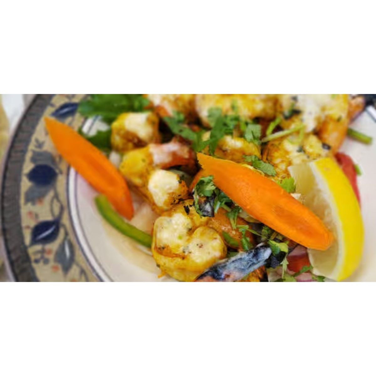 Sizzling shrimp