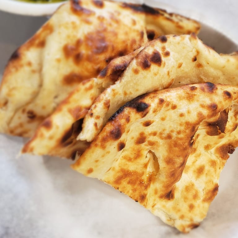 Savor our authentic naan